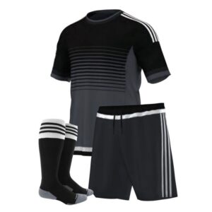 Black and Grey Pinstripe Training Technical Kit