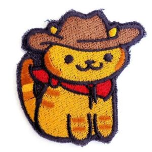 Cowboy Cat Embroidered Patch
