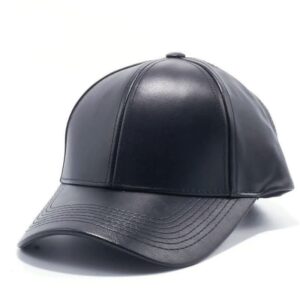 Leather Baseball Cap