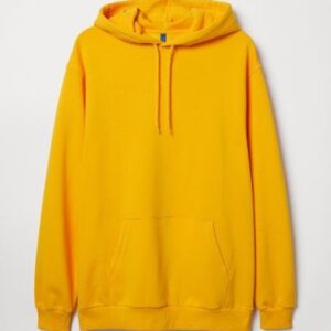 Men hoodies in yellow colour