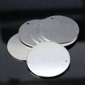 Premium Round Stainless Steel Stamping Blanks with Hole