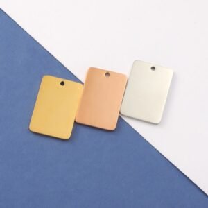 custom keychain and metal logo tags